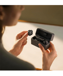 DJI Mic Mini (2 TX + 1 RX + estuche de carga), micrófono inalámbrico Lavalier para iPhone/cámara/Android, ultraligero