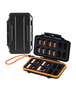 K&F Concept KF31.106 Estuche Impermeable para Tarjetas SD y MicroSD (36 Ranuras)