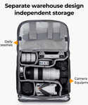 K&F Concept Mochila de 20L para Cámara DSLR con Compartimento para Laptop 15.6"