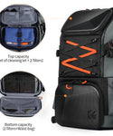 K&F Concept  Mochila grande para cámara 33L Pro + portátil de 17"