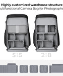 K&F Concept Alpha Air 25L – Mochila para Cámara con Funda para Lluvia