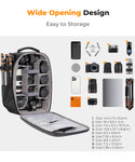 K&F Concept Mochila multifuncional de cámara dura de 22L Nature Wander