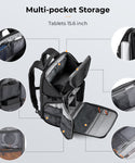 K&F Concept Mochila para Cámara de 20L compartimento para portátil y trípode de 15,6"
