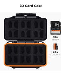 K&F Concept KF31.106 Estuche Impermeable para Tarjetas SD y MicroSD (36 Ranuras)