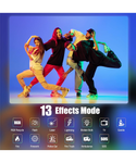 EMART Luz de cámara LED RGB de 2600 mAh, 13 efectos de iluminación  2500 K-7000 K