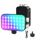EMART Luz de cámara LED RGB de 2600 mAh, 13 efectos de iluminación  2500 K-7000 K