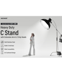 NEEWER Soporte C con brazo de brazo Pro 100% acero inoxidable SC320AC