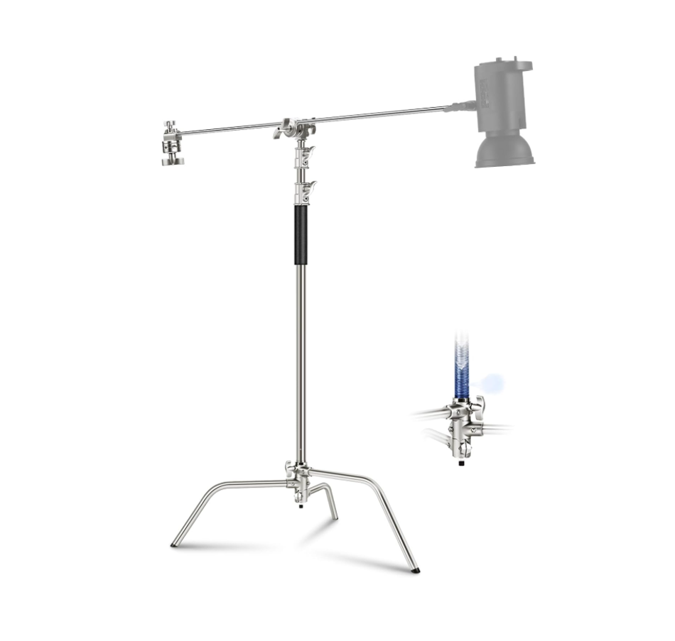 NEEWER Soporte C con brazo de brazo Pro 100% acero inoxidable SC320AC