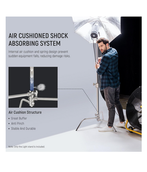 NEEWER Soporte C con brazo de brazo Pro 100% acero inoxidable SC320AC