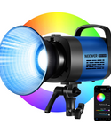 NEEWER Luz de video LED RGB CB60 70W, CRI 97+ 17 escenas de iluminación, control de aplicación.