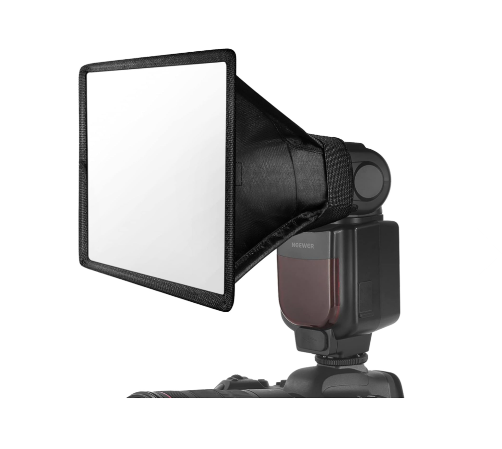 NEEWER – Difusor de luz para flash universal plegable 6 × 5 pulgadas / 15 x 12.5 cm