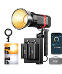 GVM – Mini Luz de video COB de 60 W para estudio y fotografía (incluye adaptador Bowens)