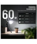 NEEWER HS60B – Mini Luz de Video LED Bicolor de 60W con Control por App