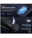 Luz LED inflable de mano NEEWER de 21 W, con temperatura de color 2700–6500K, brillo de 1300 lux, 12 efectos integrados, CRI 95 y batería incorporada de 2500 mAh