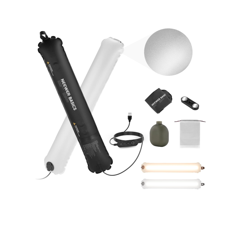 NEEWER BASICS – Luz de relleno LED inflable de mano de 10 W (60 cm)