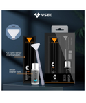 VSGO VS-S03E Kit de limpieza de sensor full frame, 12 hisopos de sensor full frame y liquido de limpieza de de 0.3 fl oz