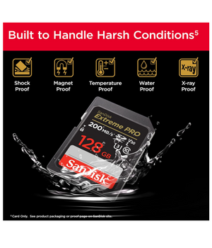 SanDisk Extreme PRO SDXC UHS-I 128GB – Rendimiento máximo para foto y video 4K