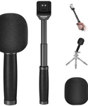 NEEWER MS005 Mago telescópico Lavalier de mano de 13 pulgadas con espuma parabrisas