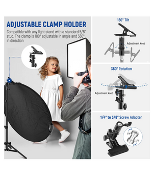 Kit NEEWER RF-110 Reflector de 110 cm y Soporte de 110 cm