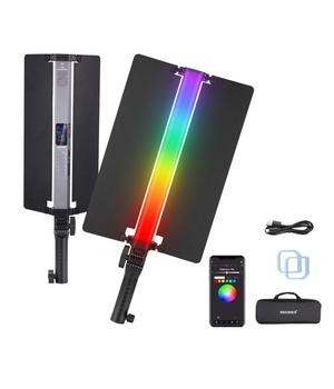 Neewer RGB2 Barra de Luz LED RGB con Visores Metálicos (40 cm)