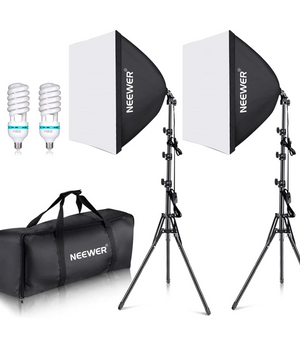 NEEWER Kit de Softbox de 24 x 24 pulgadas