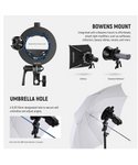 NEEWER CRB1 Soporte de Montaje Bowens Tipo S para Flash