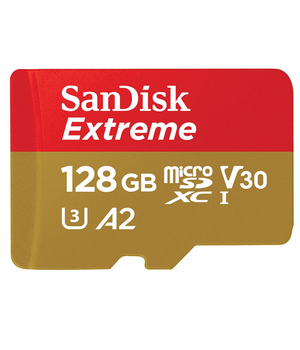 SanDisk 128GB Extreme microSDXC UHS-I con Adaptador
