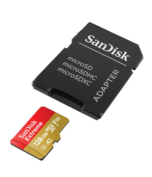 SanDisk 128GB Extreme microSDXC UHS-I con Adaptador