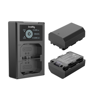 Kit SmallRig NP-FZ100 2040 con 2 baterías de 2040 mAh y cargador dual