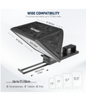 Teleprompter NEEWER BASICS X16B – 16" de Aluminio Plegable con Control Remoto Bluetooth