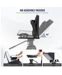 Teleprompter NEEWER BASICS X16B – 16" de Aluminio Plegable con Control Remoto Bluetooth