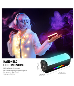 NEEWER TL97C Varita de Luz LED RGB Magnética con Control por App