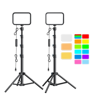 UBeesize Paquete de 2 Luces RGB para Fotografía