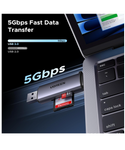 UGREEN – Lector de tarjetas SD / microSD USB-C y USB-A 2 en 1 (USB 3.0)