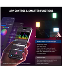 NEEWER VL67C Luz RGB para selfie con control de aplicación, 94 LED CRI97 2000mAh recargable