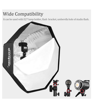 GODOX 80 cm  Paraguas Octagonal Portátil