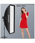 Neewer Softbox rectangular con rejilla de panal. con montura Bowens para Speedlite, Studio Flash, o Monolight