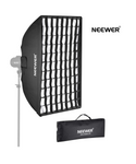 Neewer® - Softbox rectangular de 24 x 36 pulgadas, tipo paraguas con rejilla