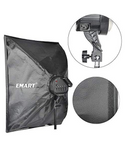 Emart Kit de 2 Softbox de 20.0 x 28.0 in, con cabezal de 5 focos