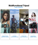 Emart - Trípode flexible con mando a distancia inalámbrico y clip universal